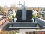 Double granite monument